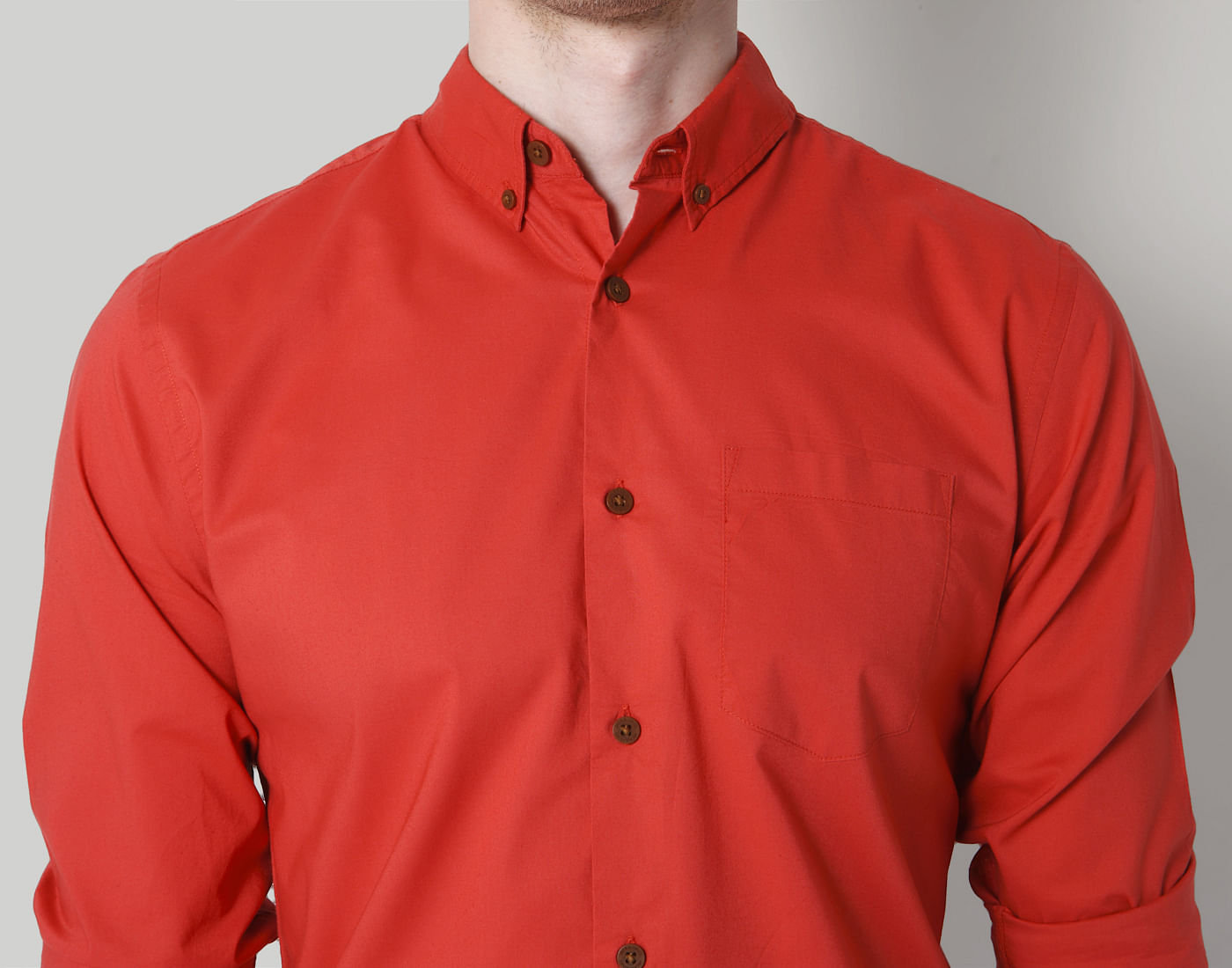 Red Solid Shirt