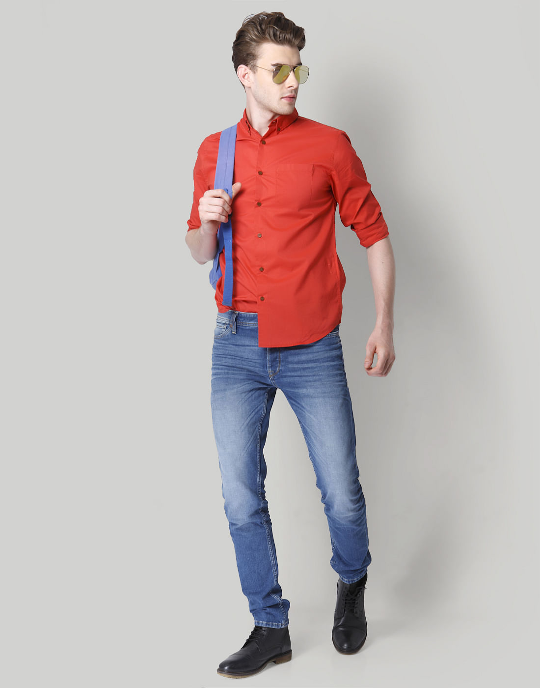Red Solid Shirt