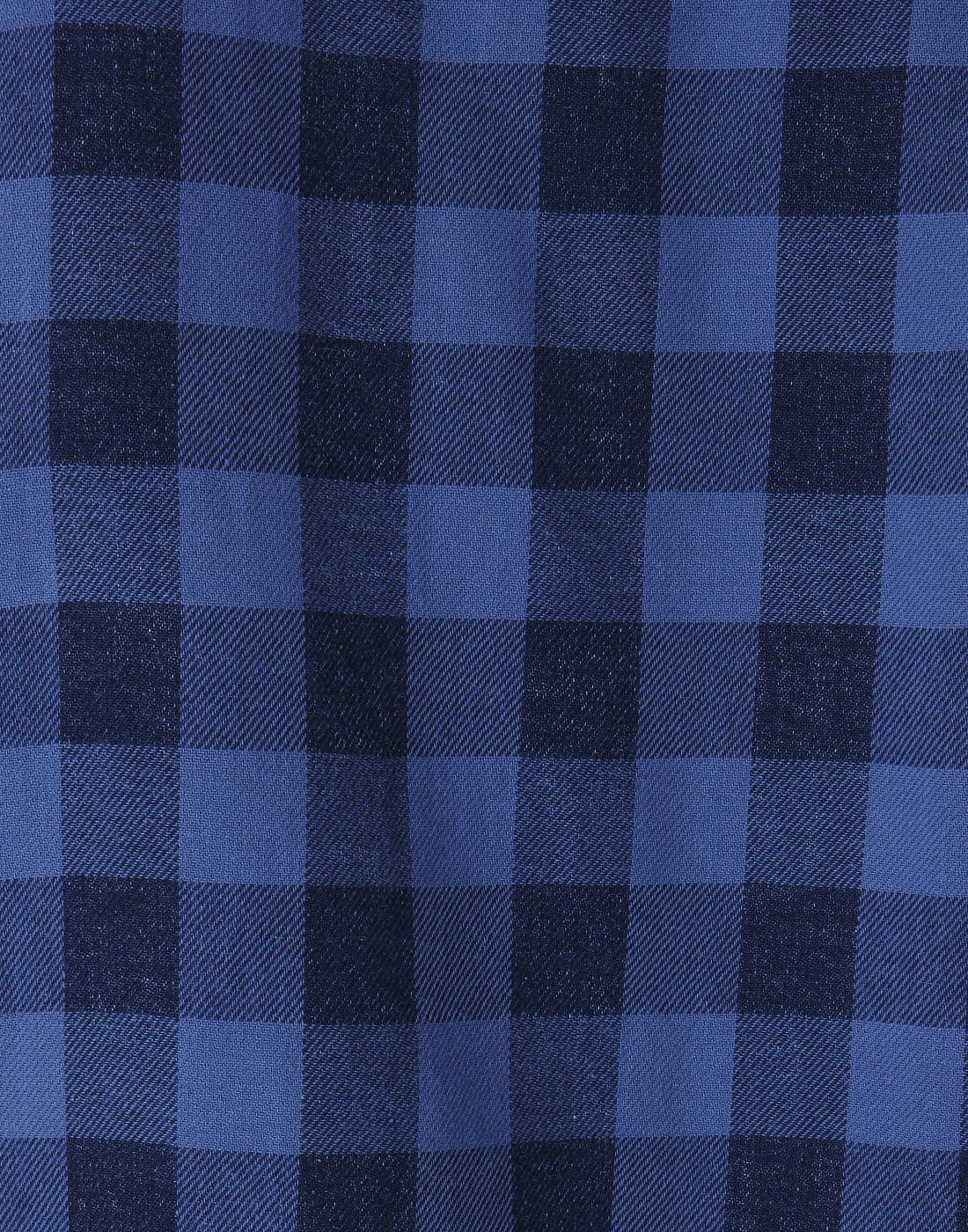 Blue Check Slim Fit Shirt