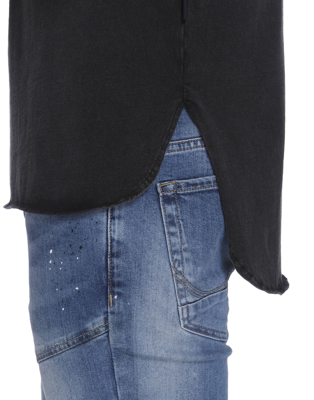 Black Graphic Print Crew Neck T-Shirt