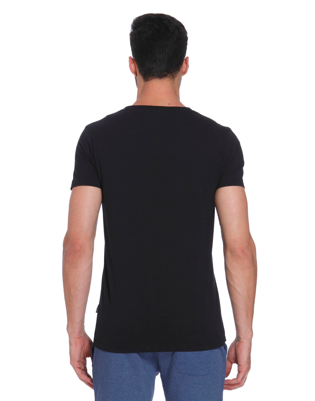 Black Scorpion Print Crew Neck T-Shirt