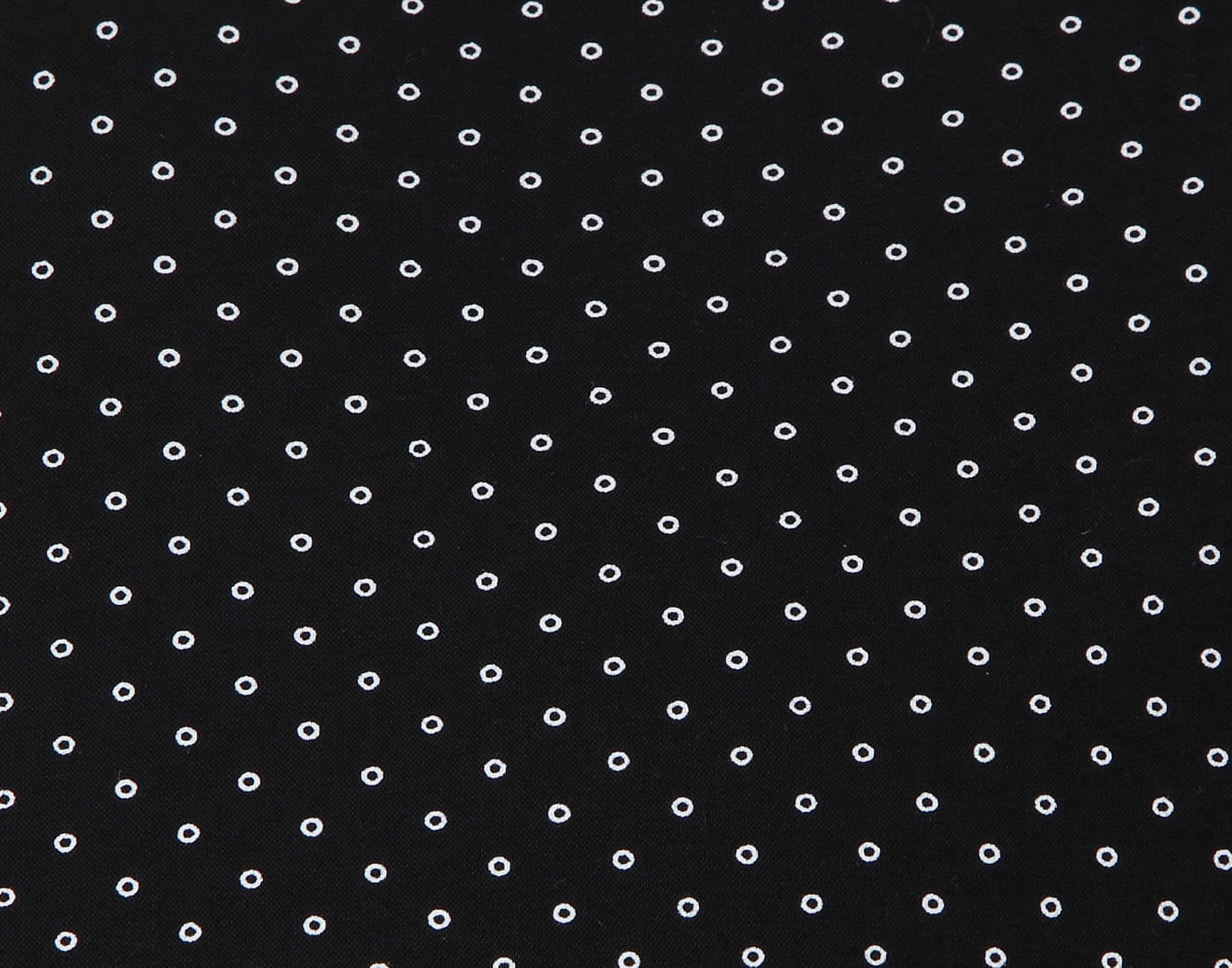 Black Dotted Slim Fit Shirt