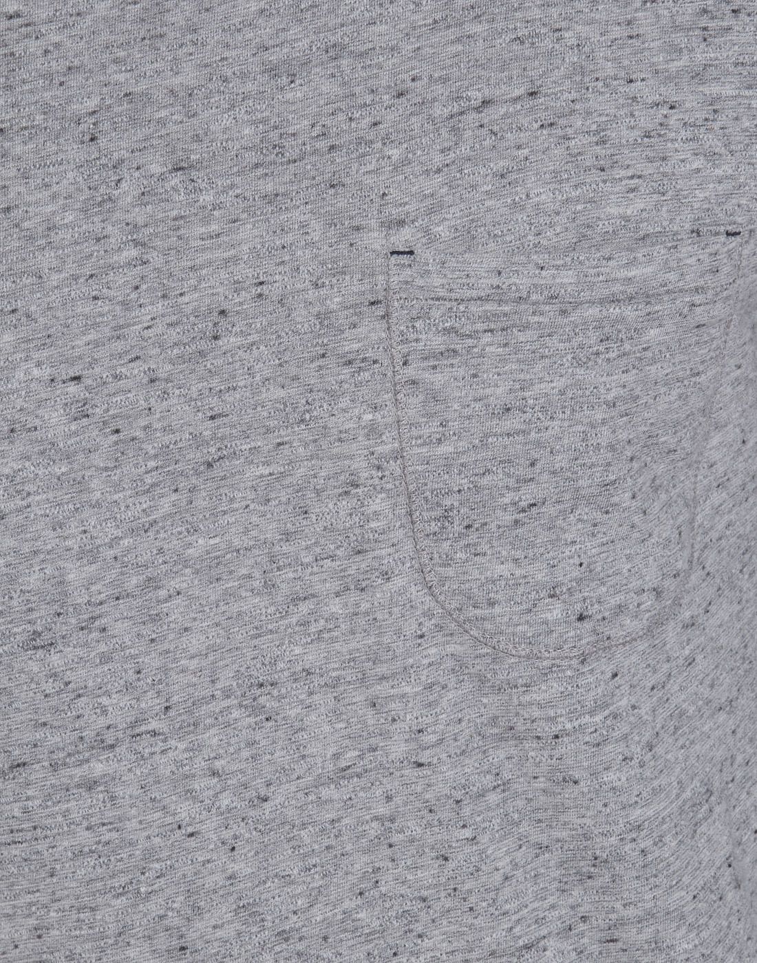 Grey Textured Crew Neck T-Shirt