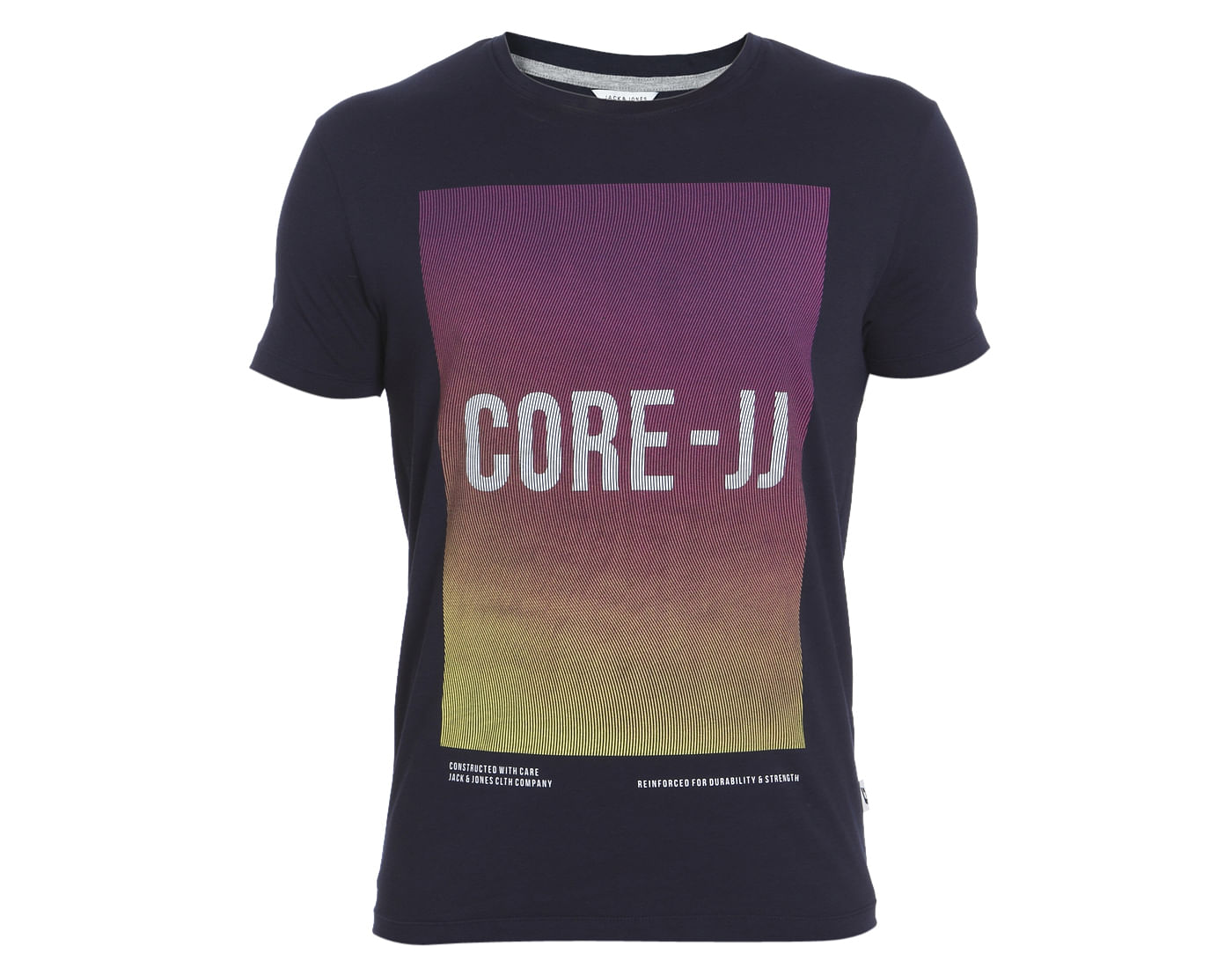 Blue Graphic Print Crew Neck T-Shirt