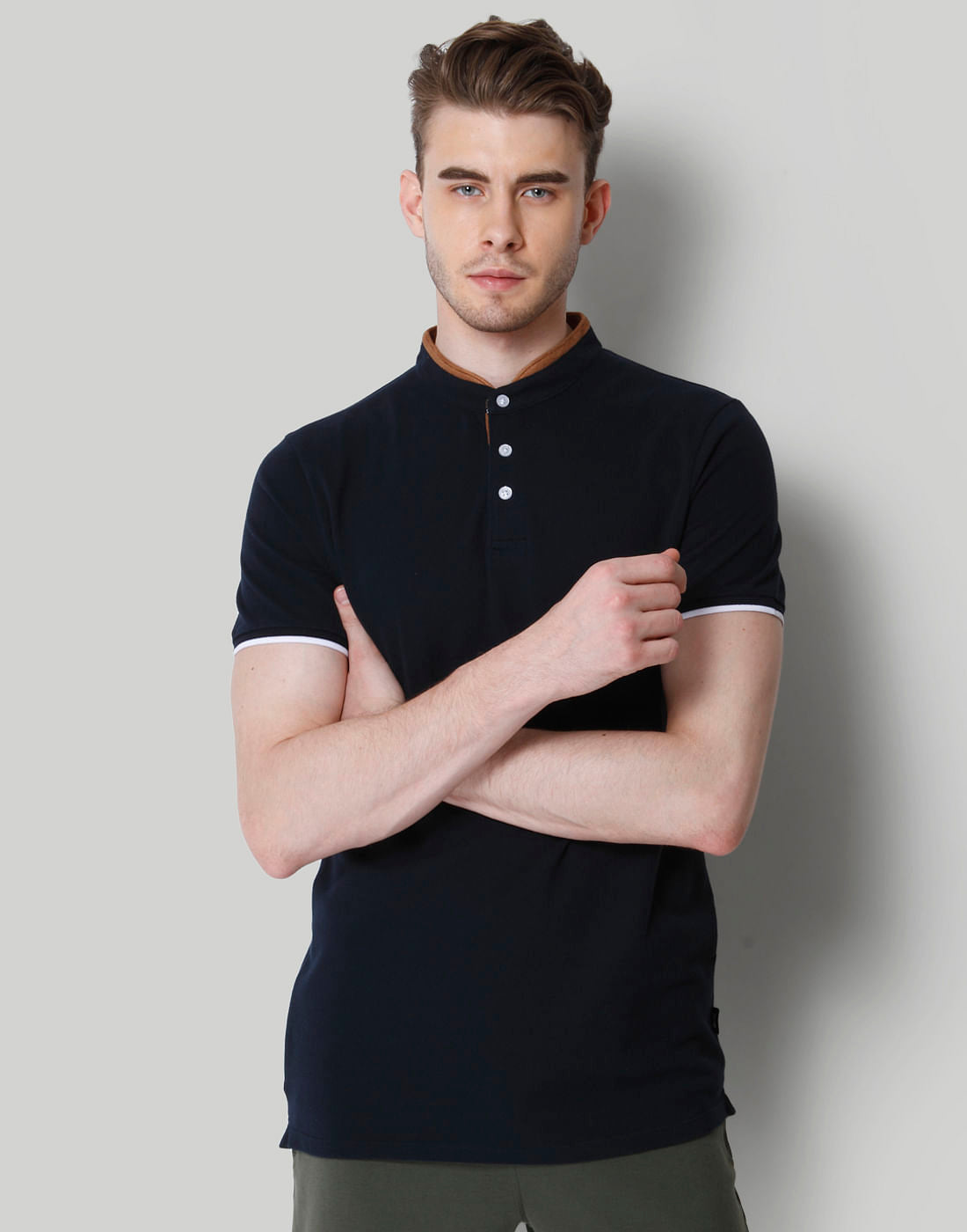 Dark Blue Polo T-Shirt