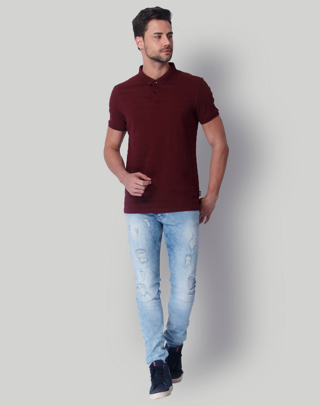 Brown Polo T-Shirt