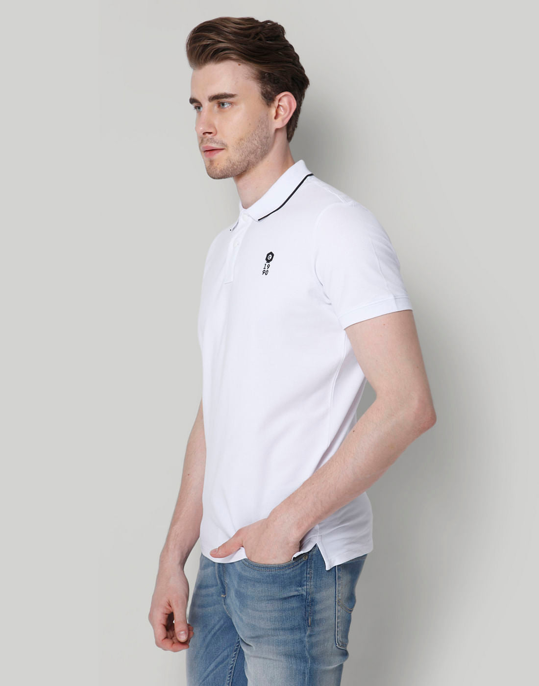 White Polo T-Shirt