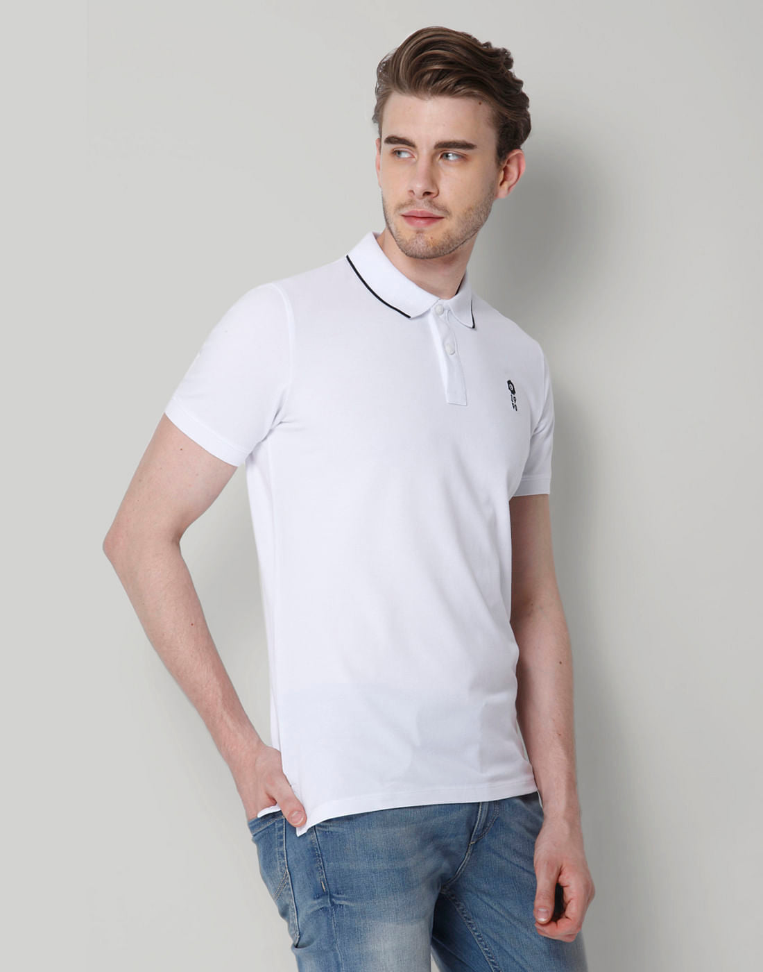 White Polo T-Shirt