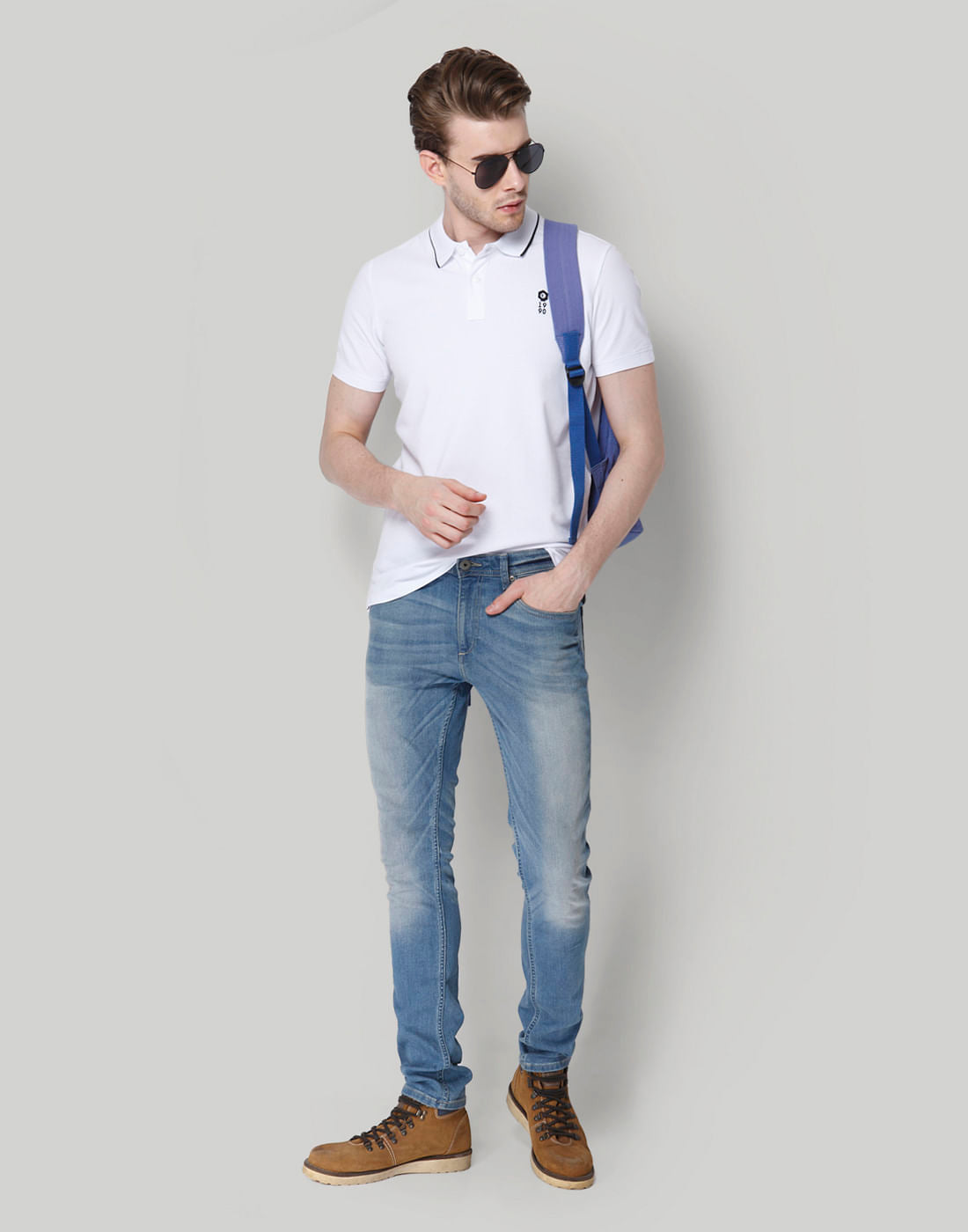 White Polo T-Shirt