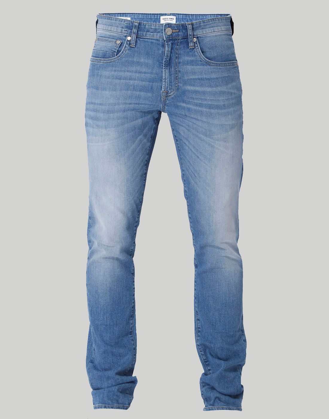 Light Blue Low Rise Slim Fit Jeans