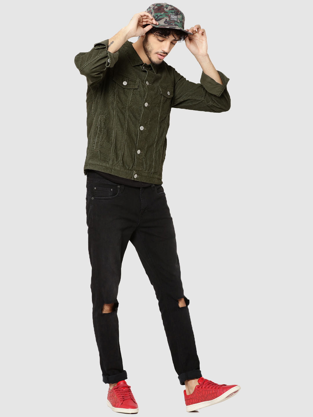 Olive Green Corduroy Jacket
