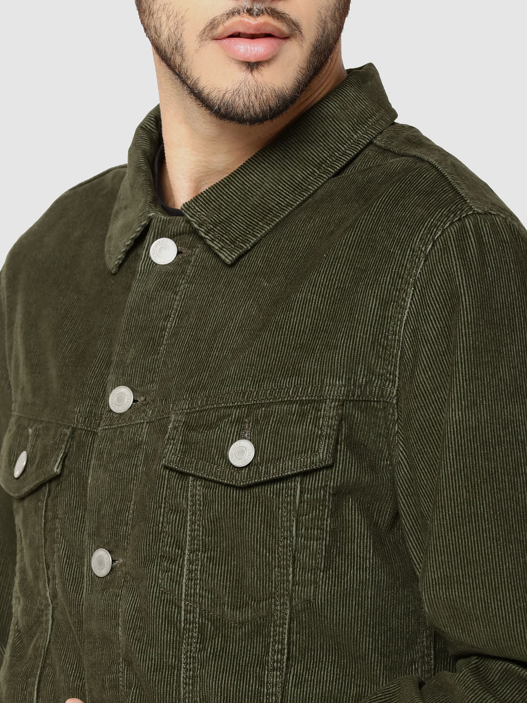 Olive Green Corduroy Jacket