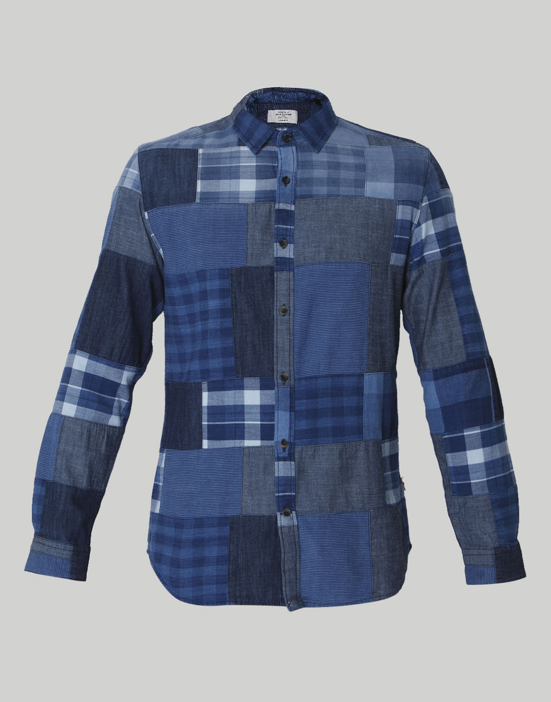 Blue & Grey Check Shirt