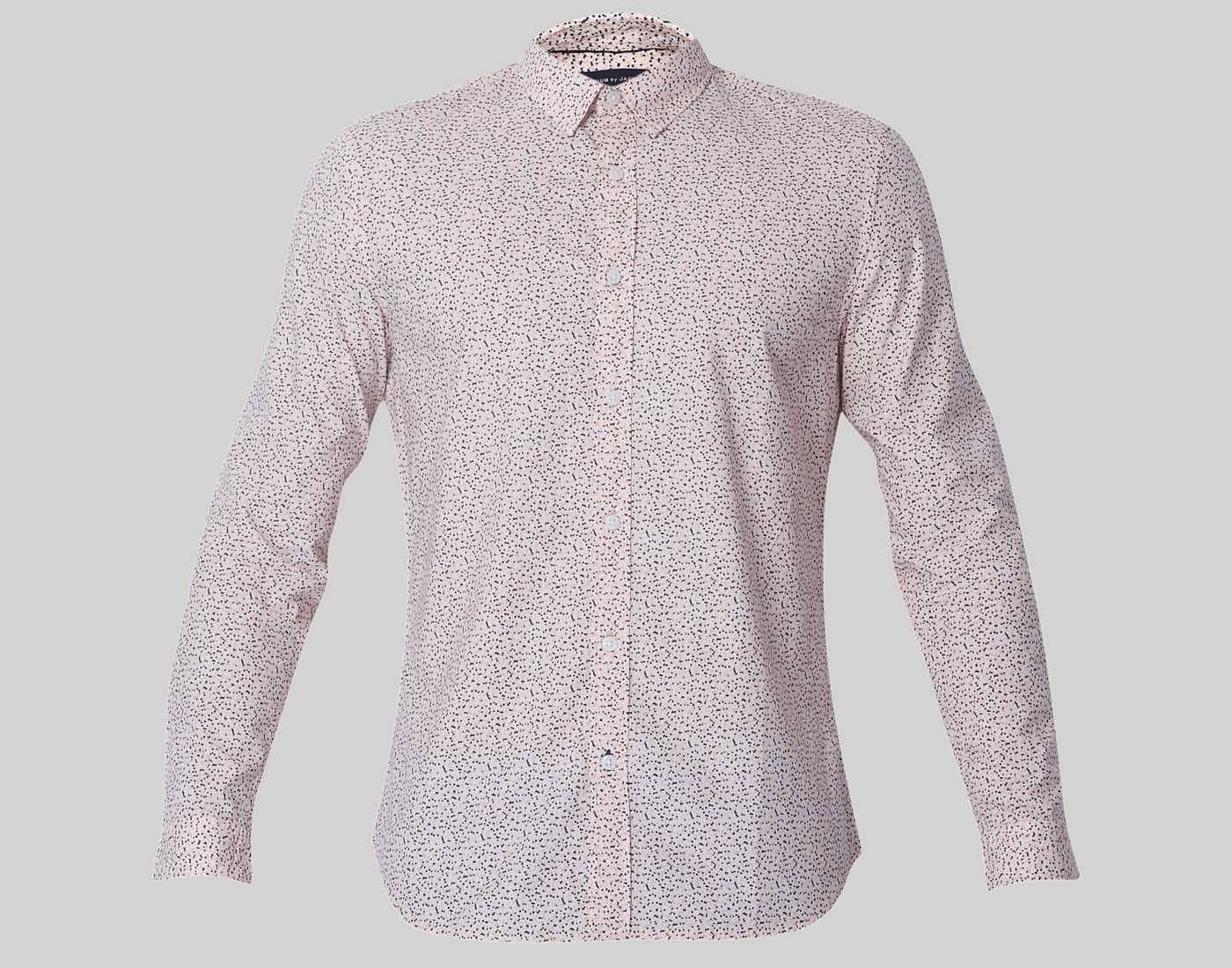 Pink All Over Print Slim Fit Shirt