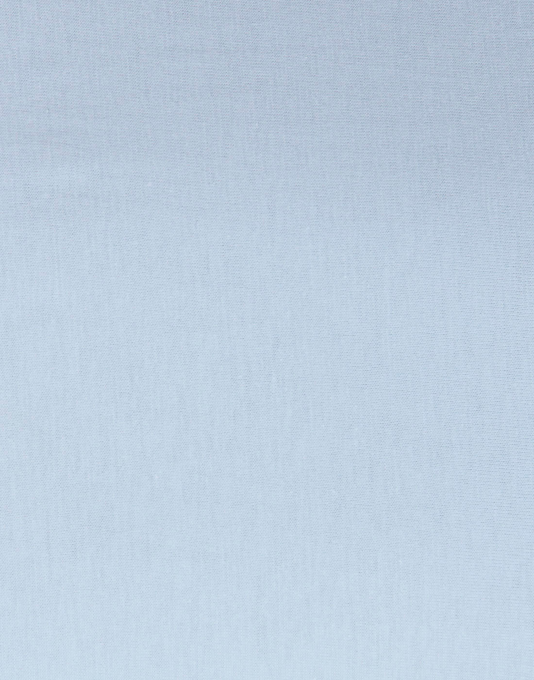Powder Blue Logo Print Crew Neck T-Shirt