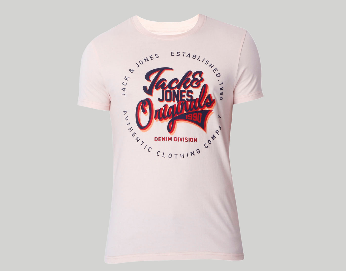 Pink Text Print Crew Neck T-Shirt