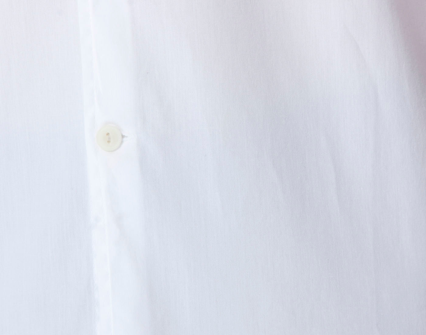 White Mandarin Collar Slim Fit Shirt