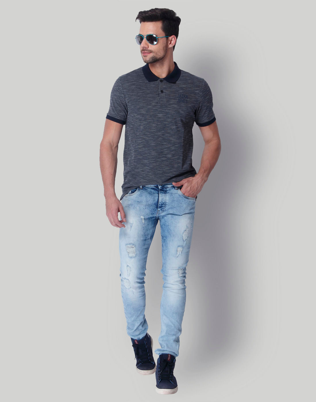 Blue Polo T-Shirt