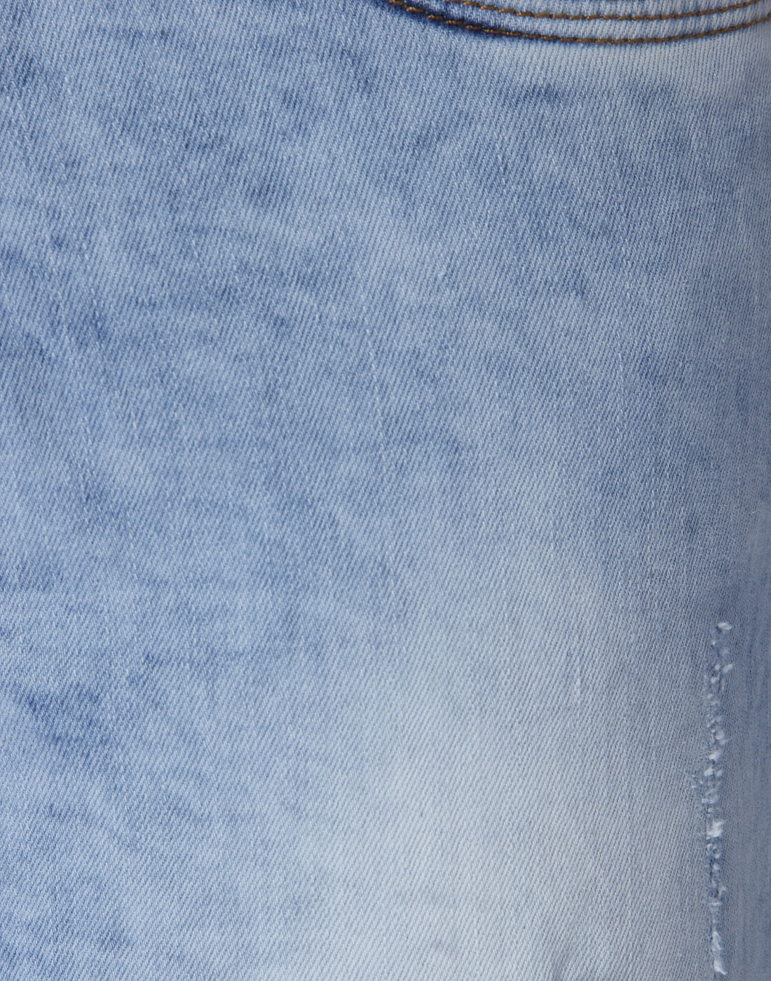 Light Blue Ripped Low Rise Slim Fit Jeans