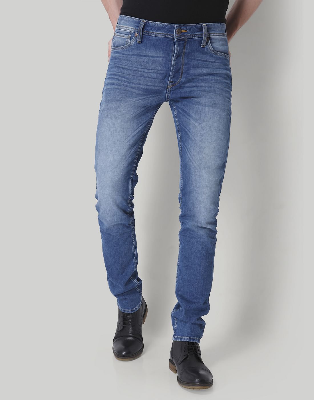 Blue Low Rise Skinny Fit Jeans
