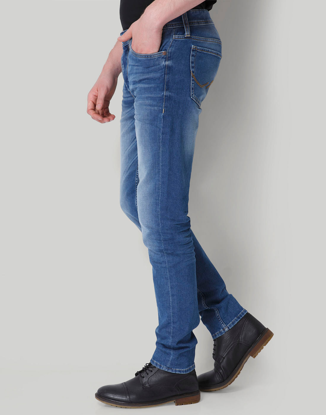 Blue Low Rise Skinny Fit Jeans
