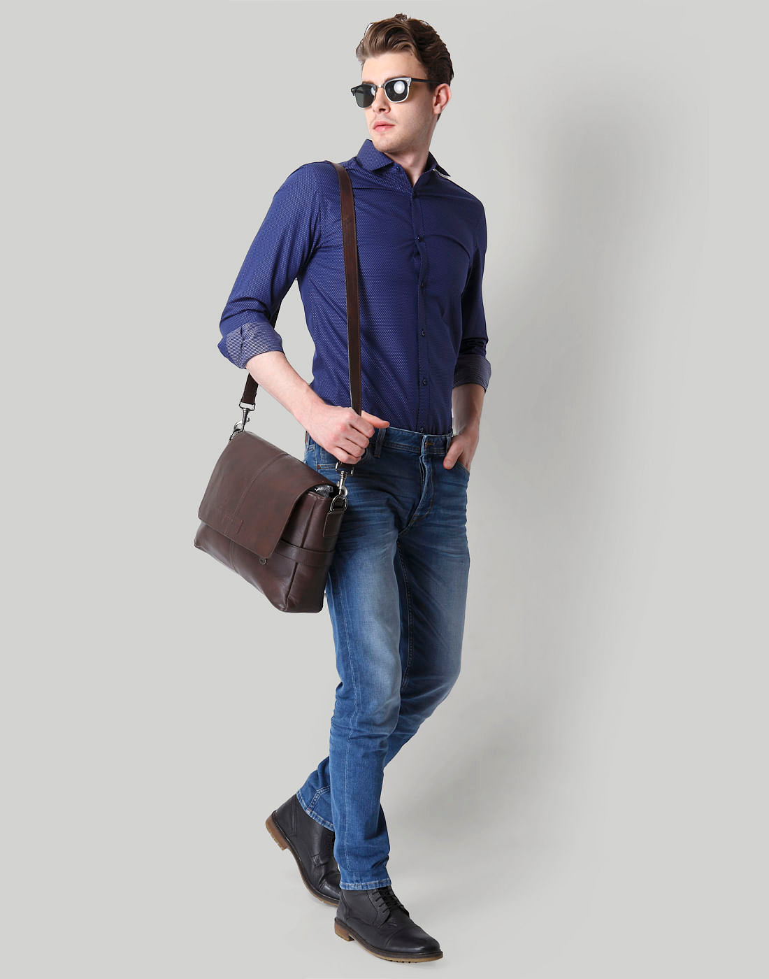 Blue Low Rise Skinny Fit Jeans
