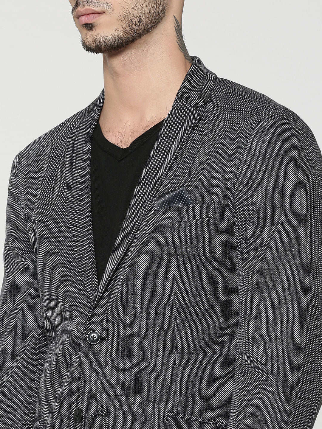 Black Slim Fit Blazer