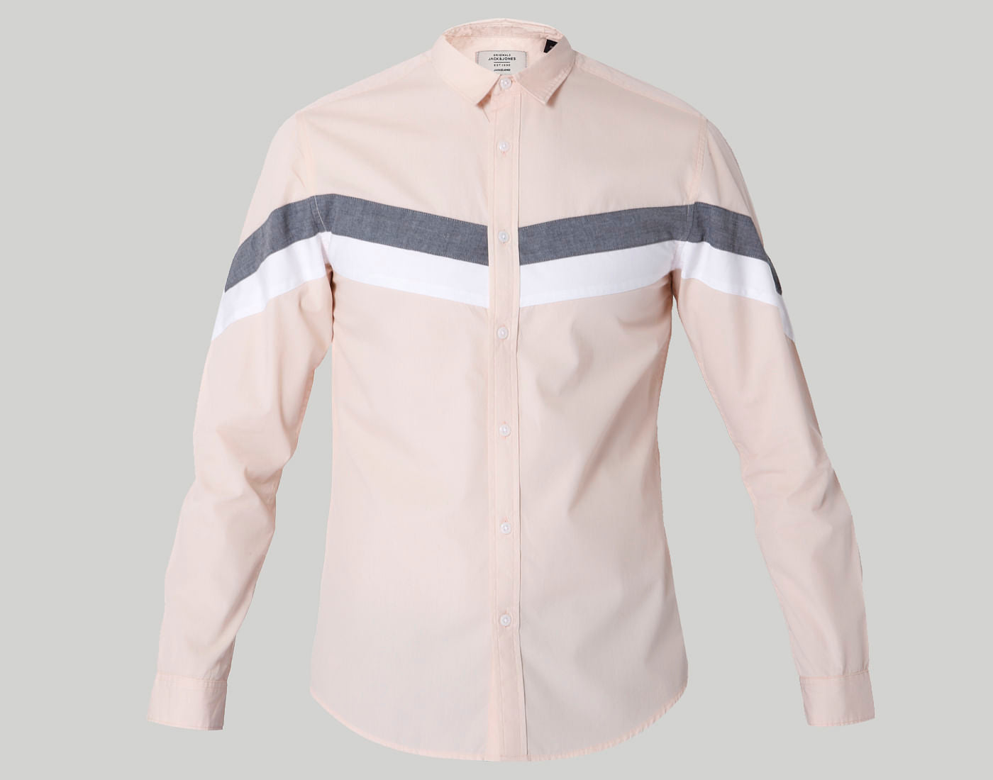 Beige Striped Shirt