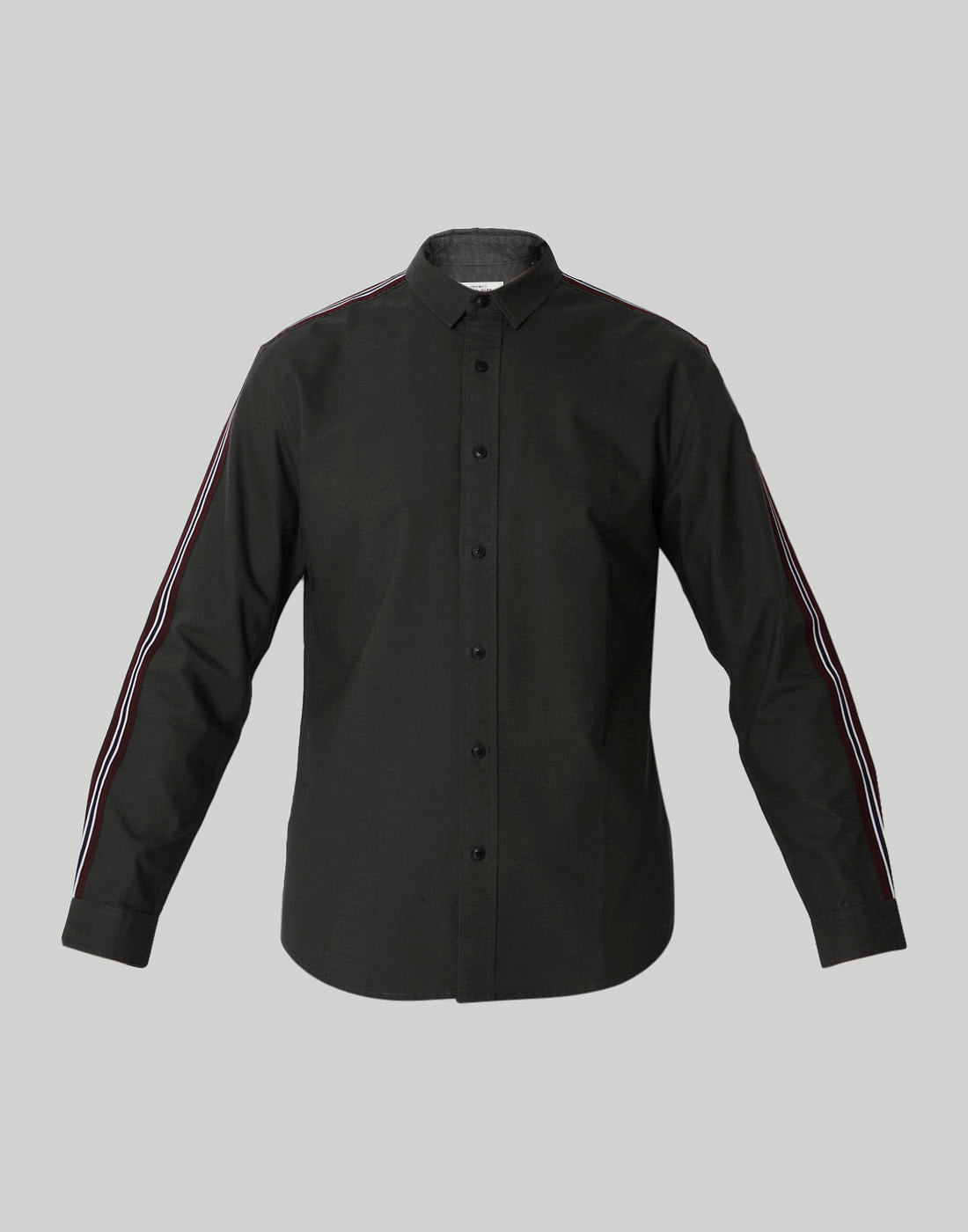 Green Tape Detail Shirt