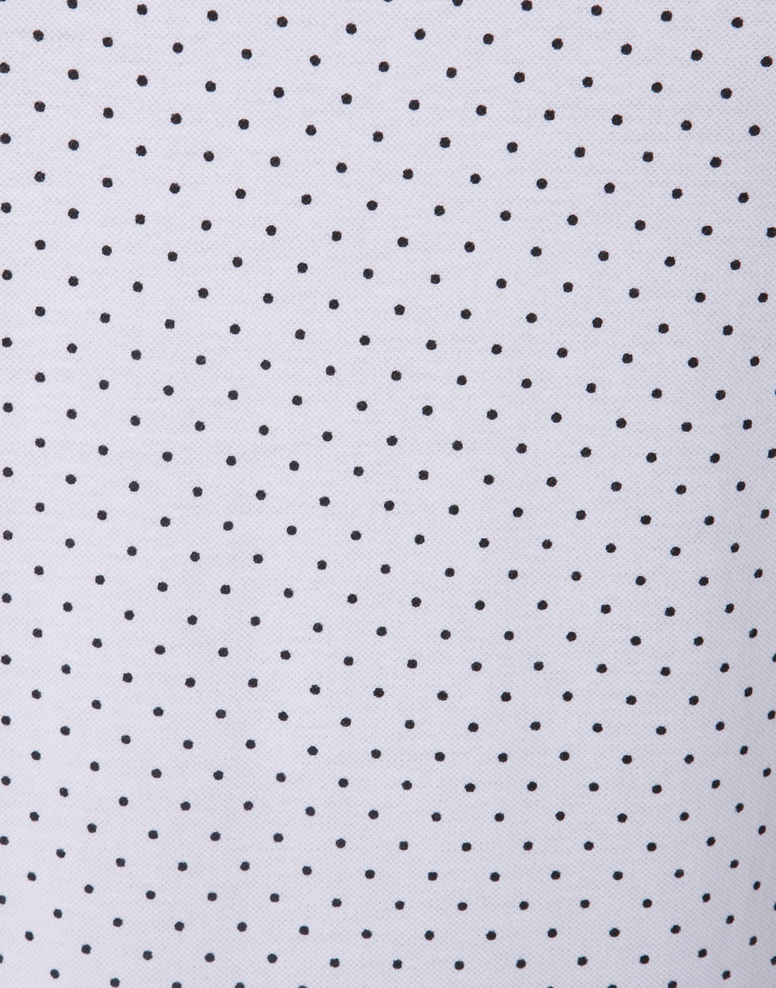 White Dotted Polo T-Shirt