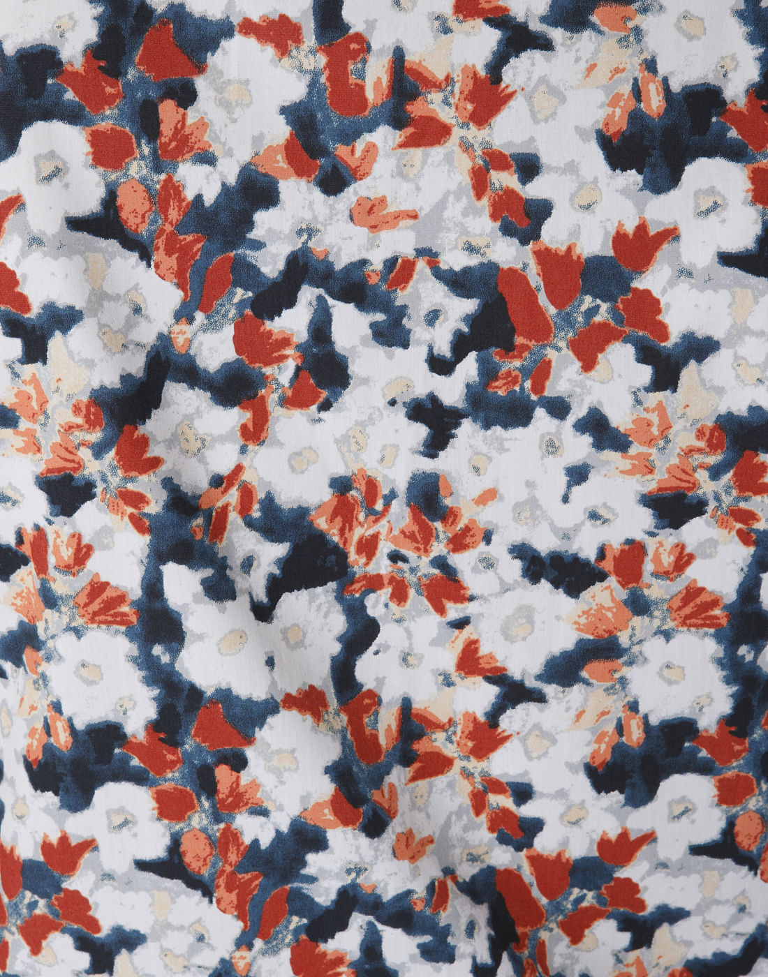 Red Floral Print Shirt