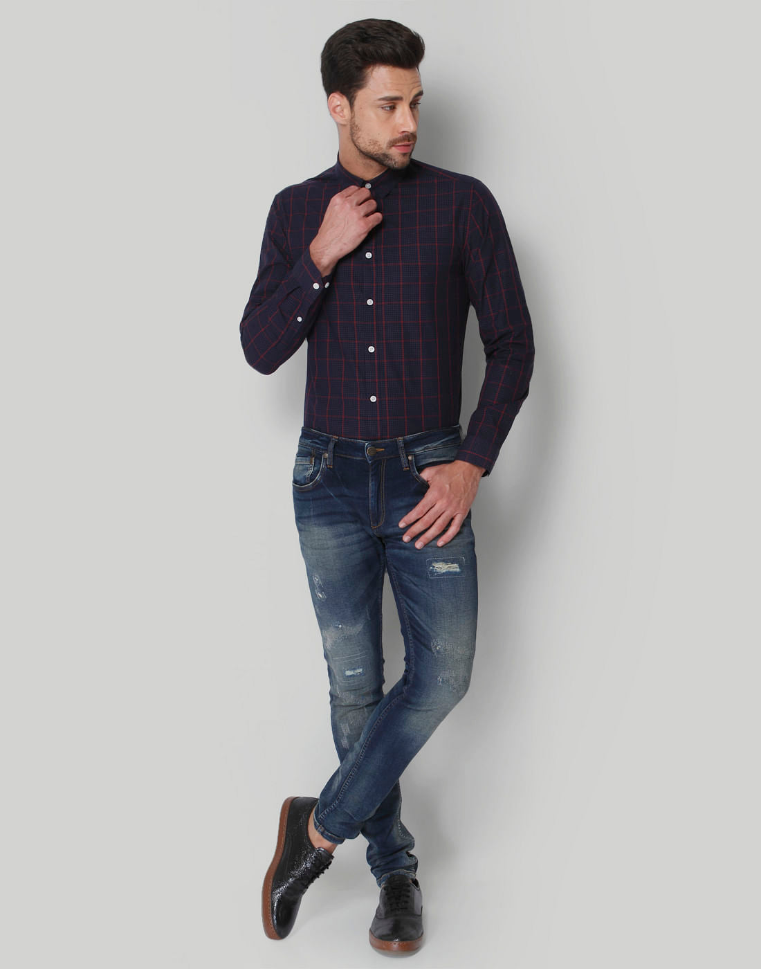Blue Check Shirt