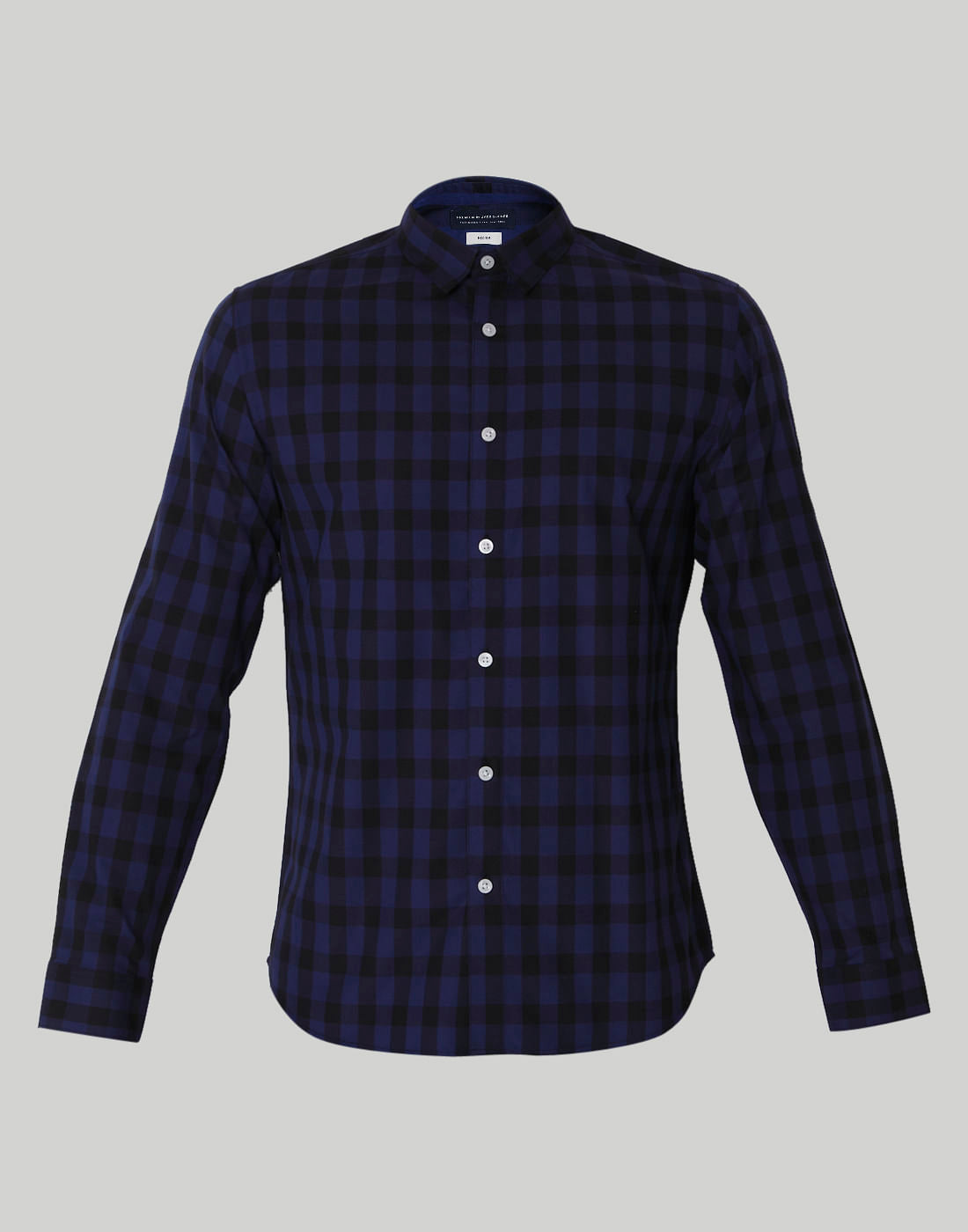 Blue & Black Check Shirt