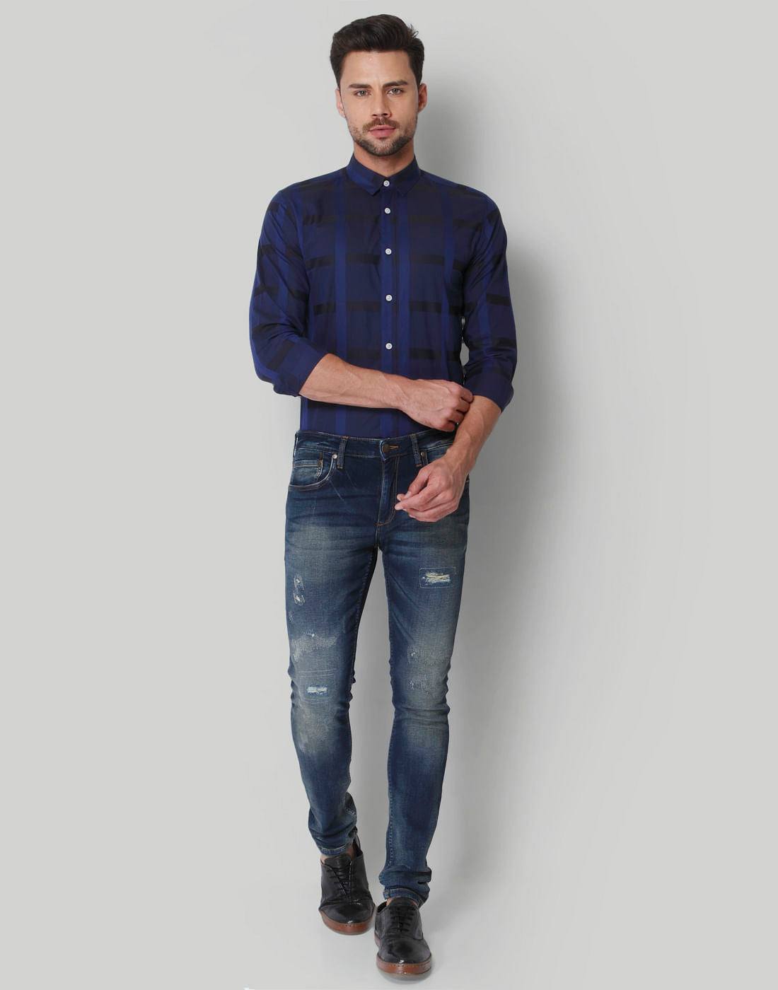 Blue Check Shirt