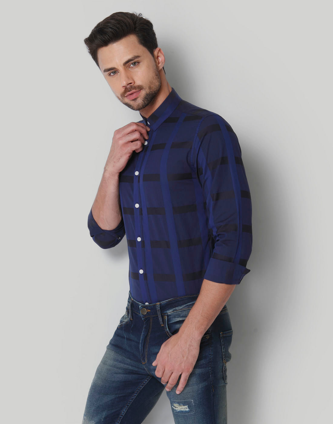 Blue Check Shirt