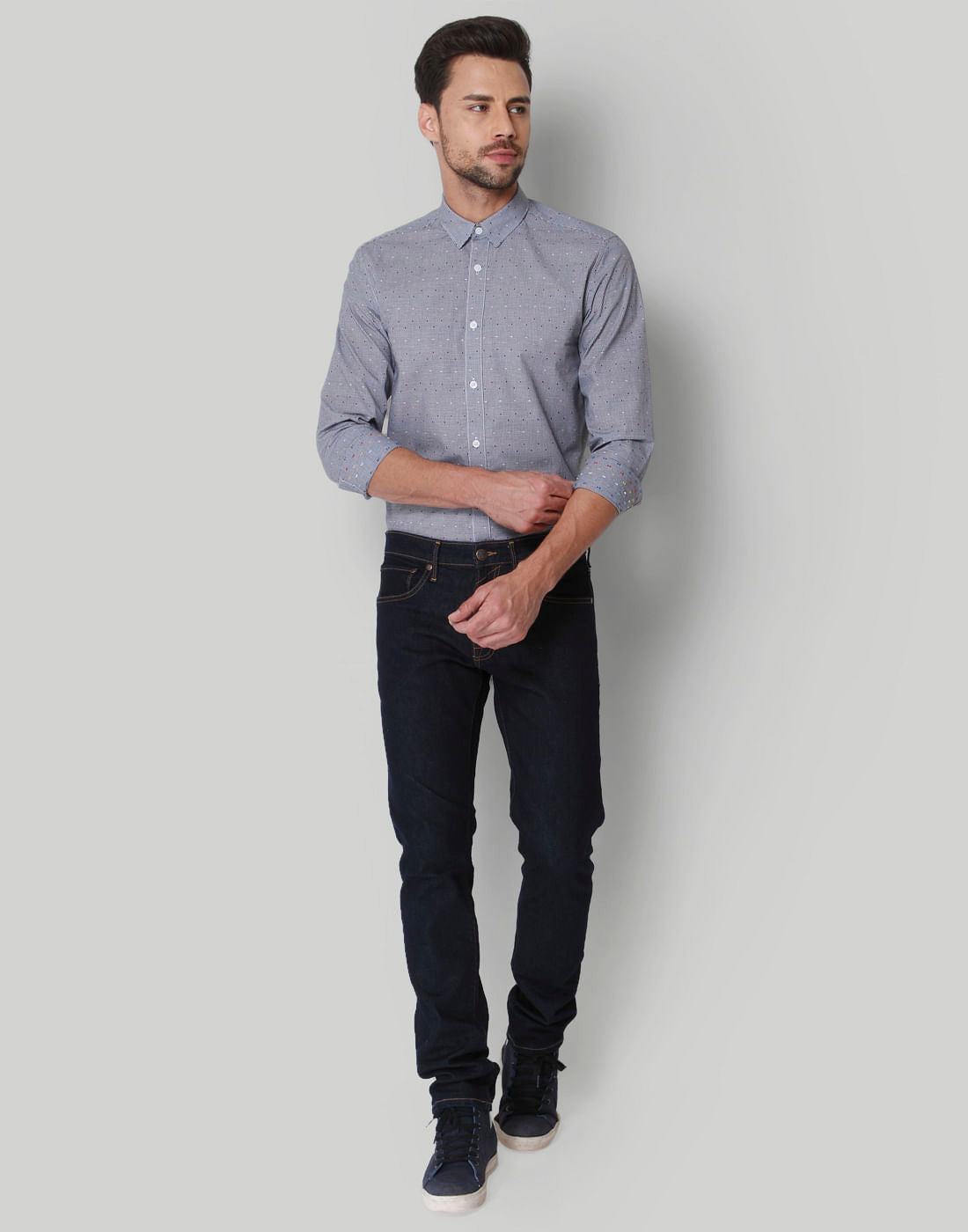 Black Polka Dot Shirt