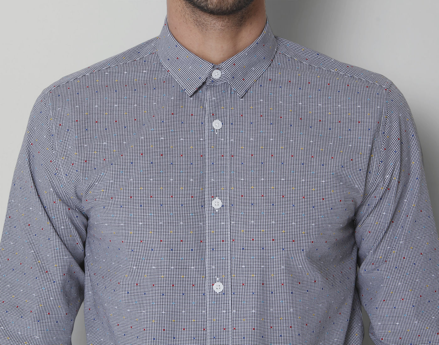 Black Polka Dot Shirt