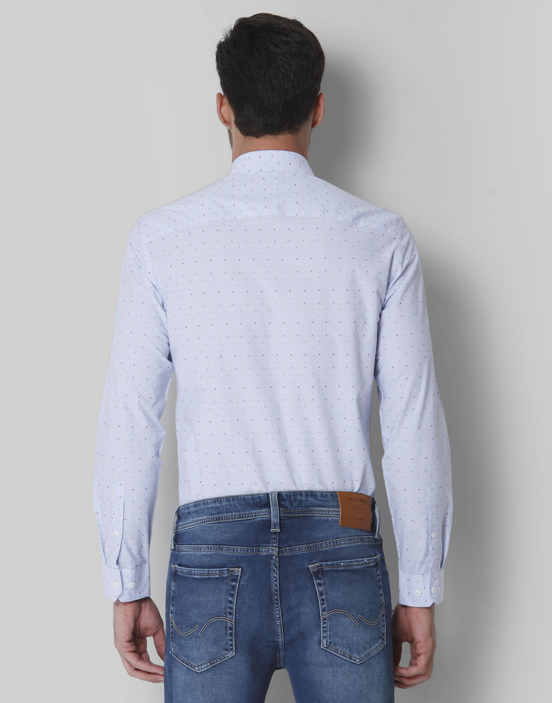 Blue Polka Dot Shirt
