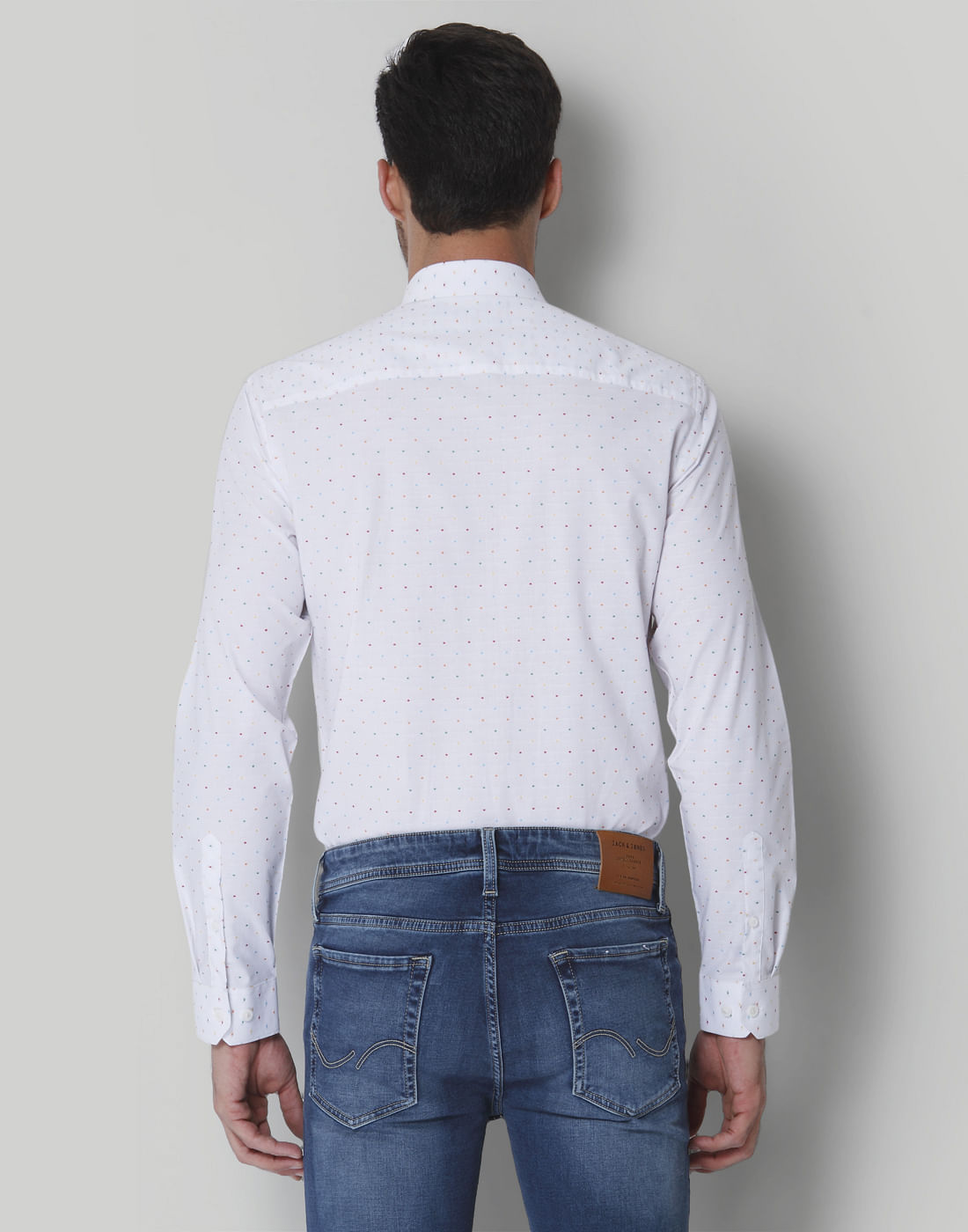 White Polka Dot Shirt