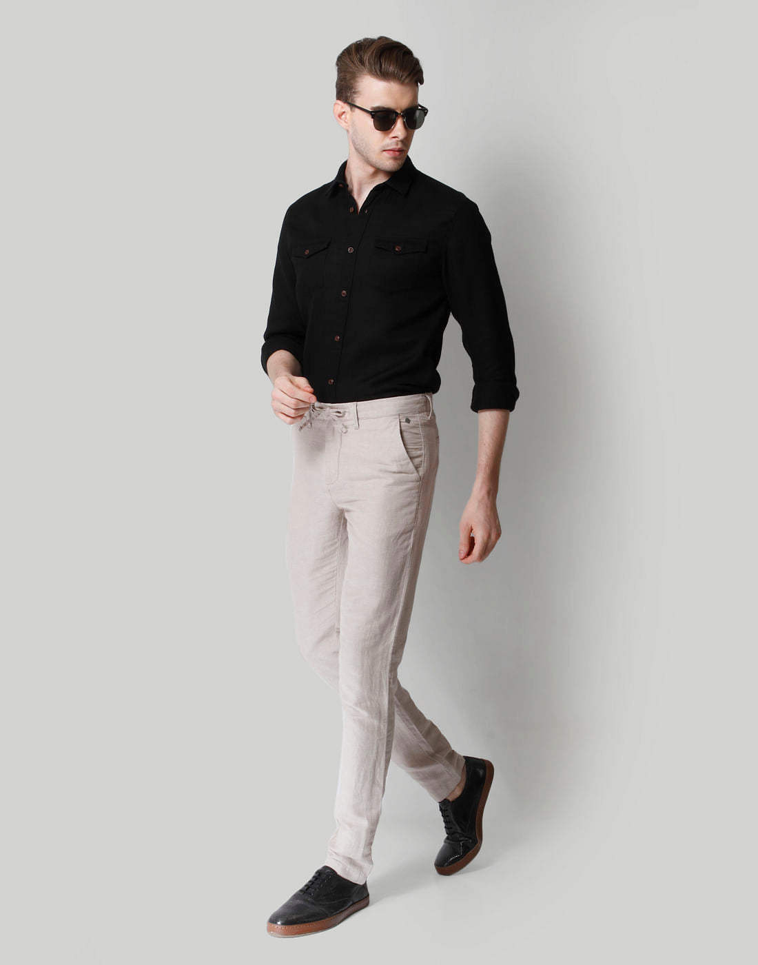Black Slim Fit Shirt