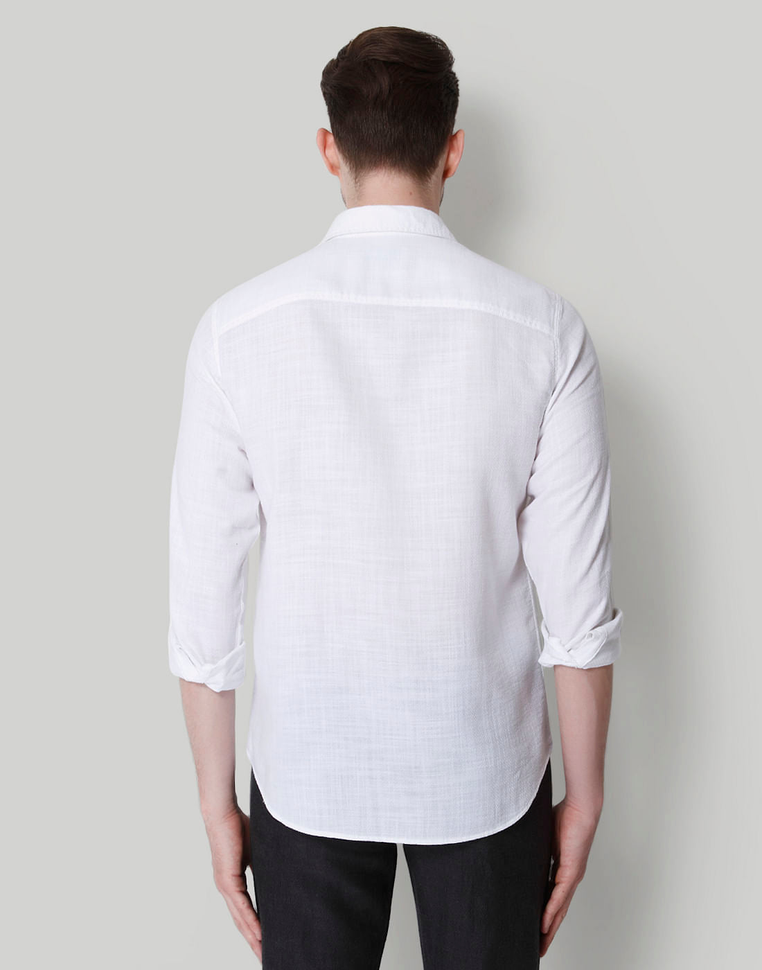 White Slim Fit Shirt