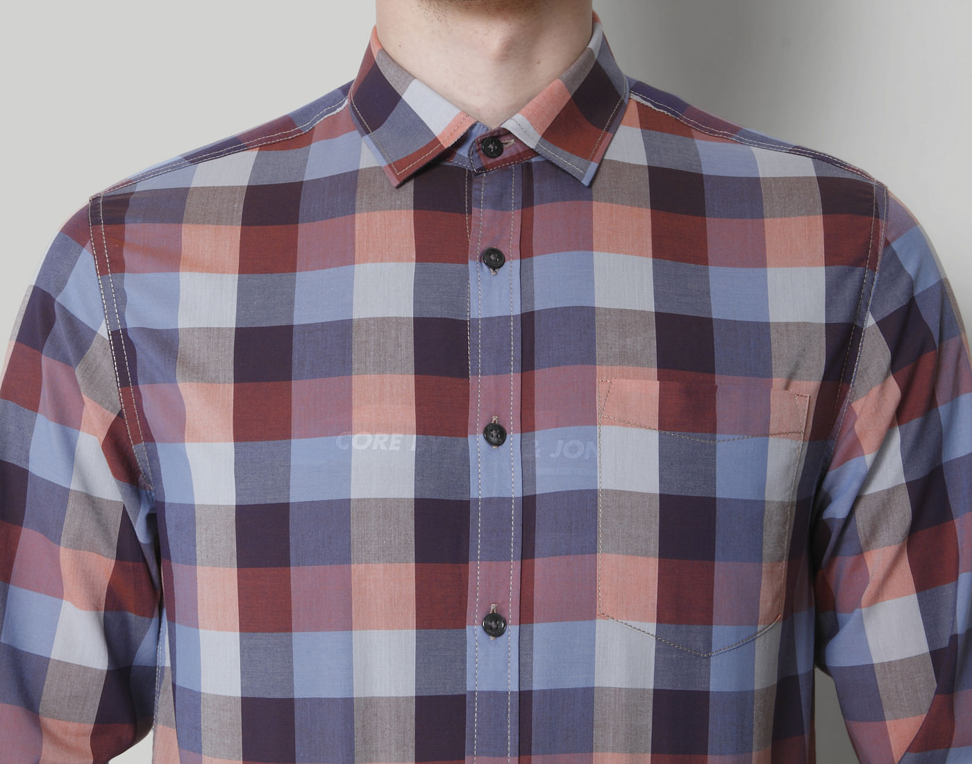 Purple Check Shirt