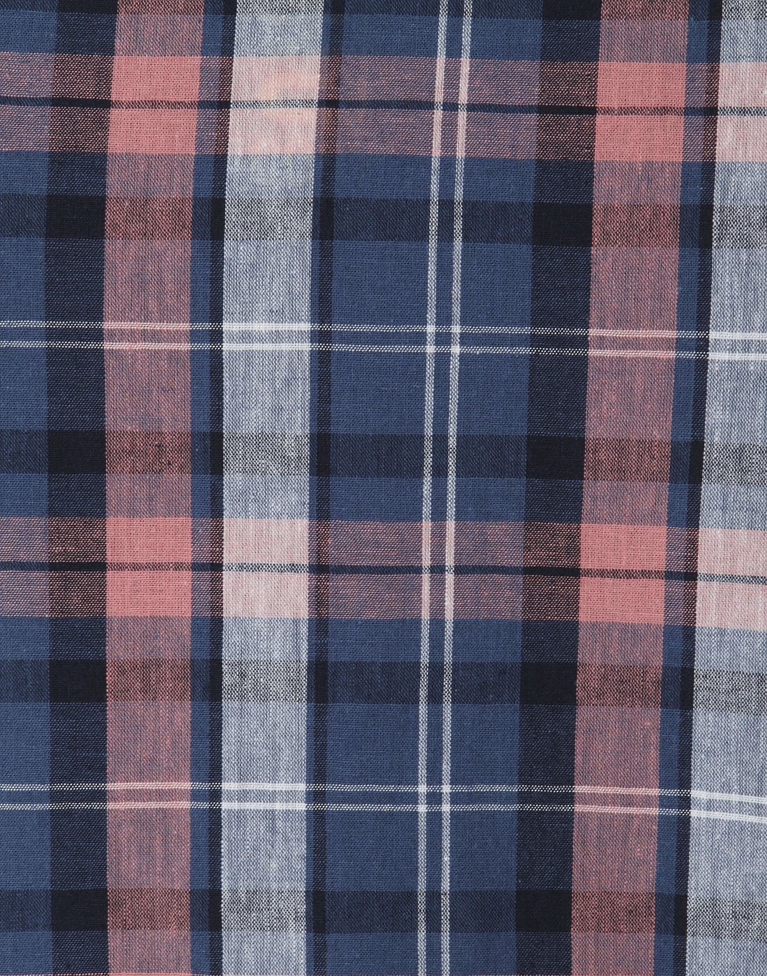 Red Check Linen Shirt