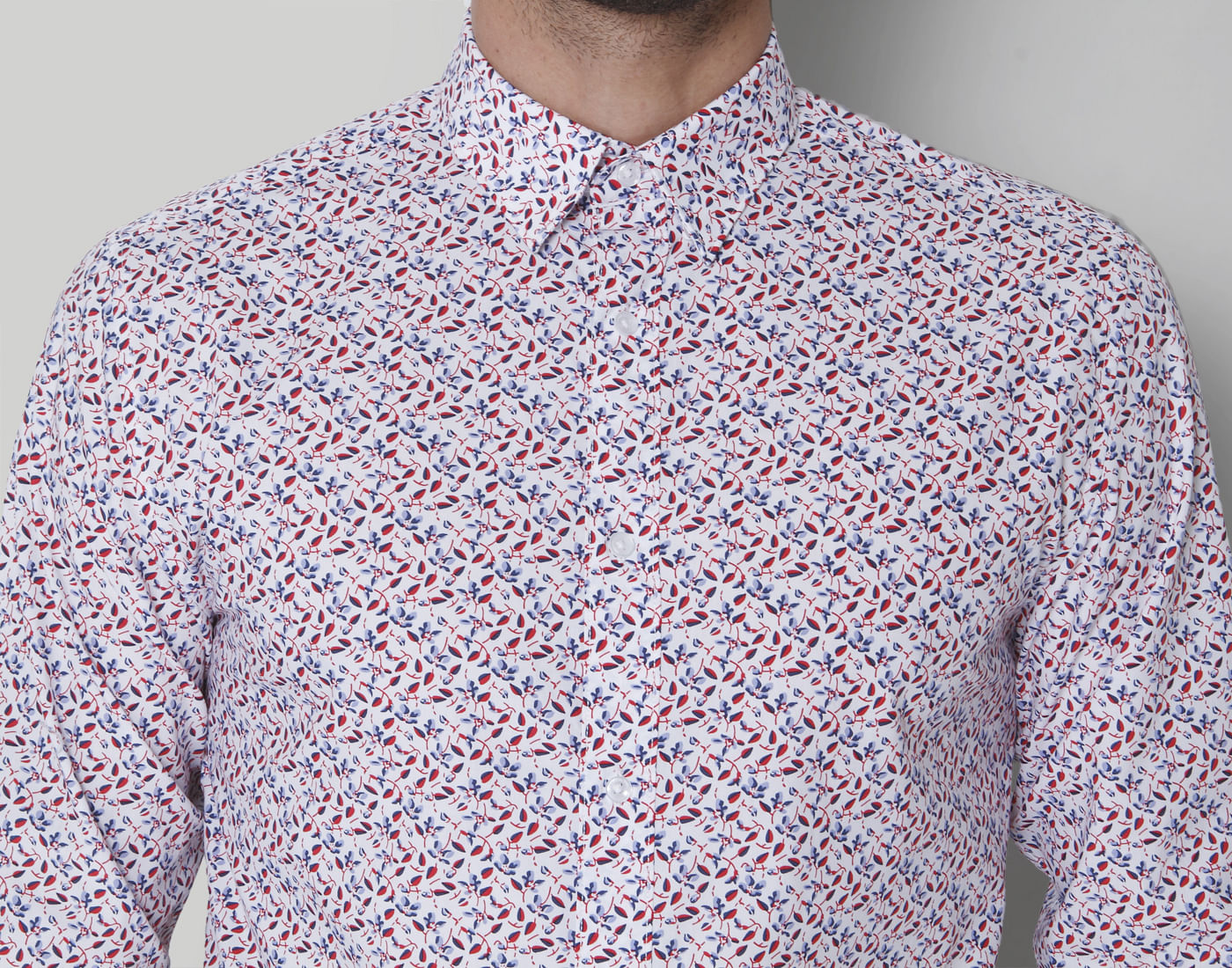 White Printed Shirt