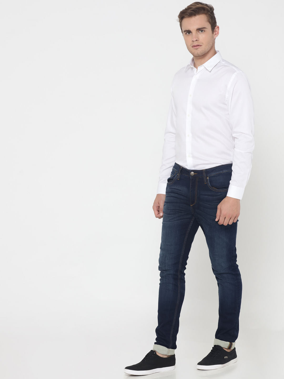 White Slim Fit Shirt