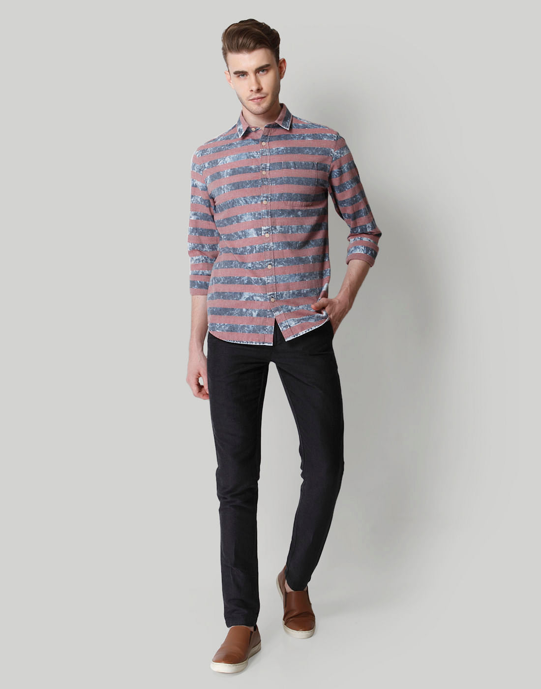 Blue Striped Shirt