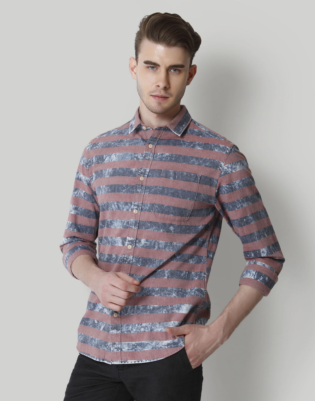 Blue Striped Shirt