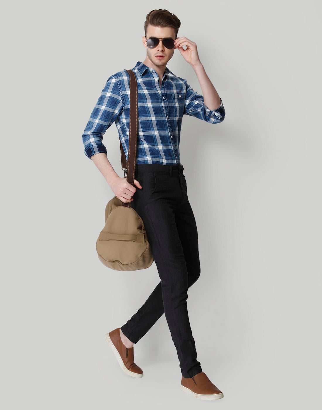 Blue Check Shirt