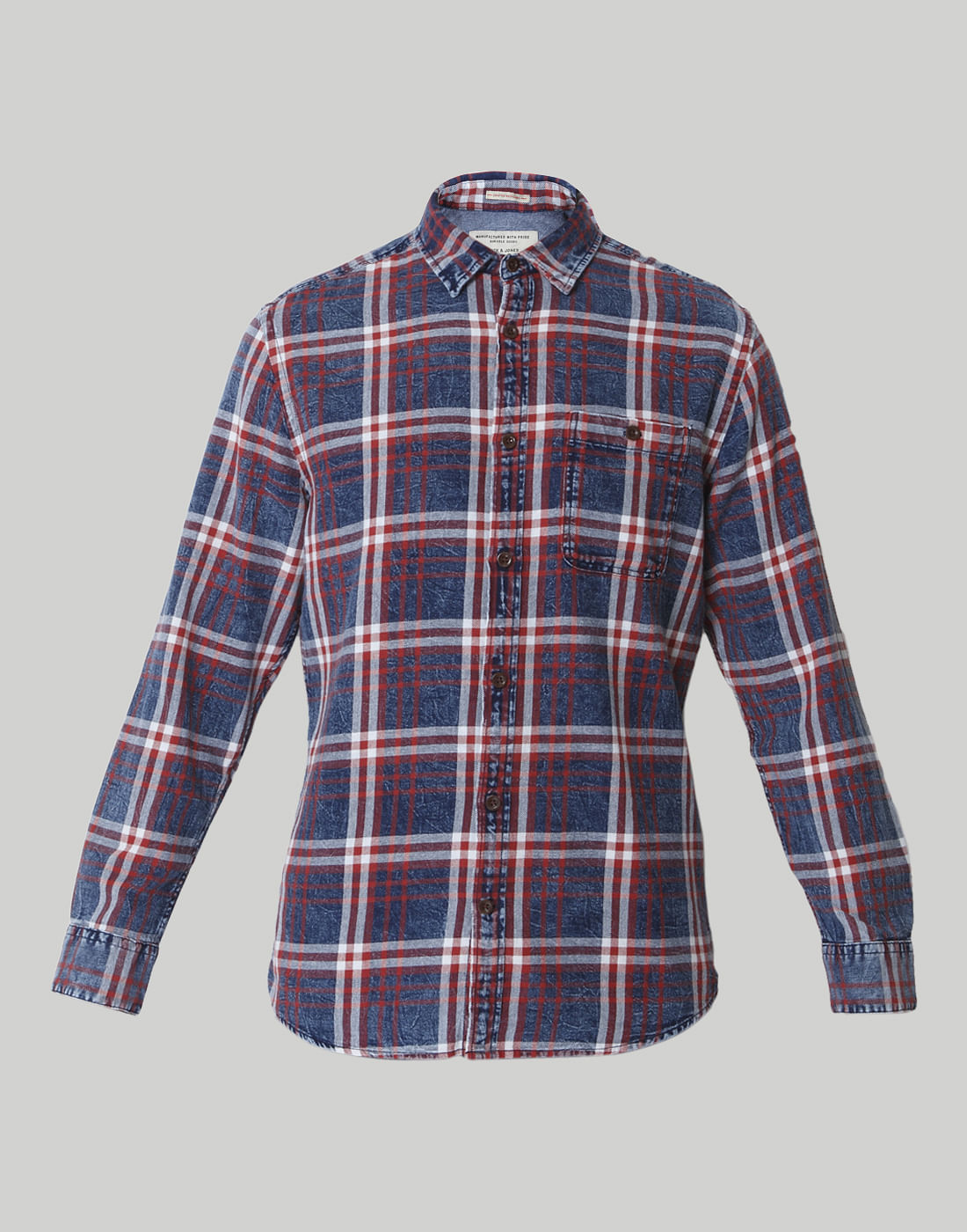 Blue & Red Check Shirt