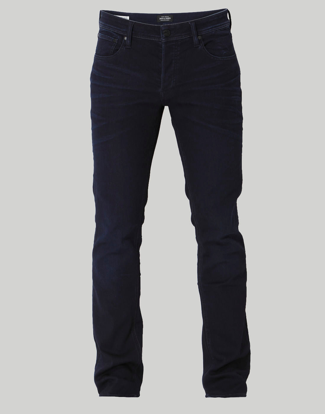 Dark Blue Low Rise Slim Fit Jeans